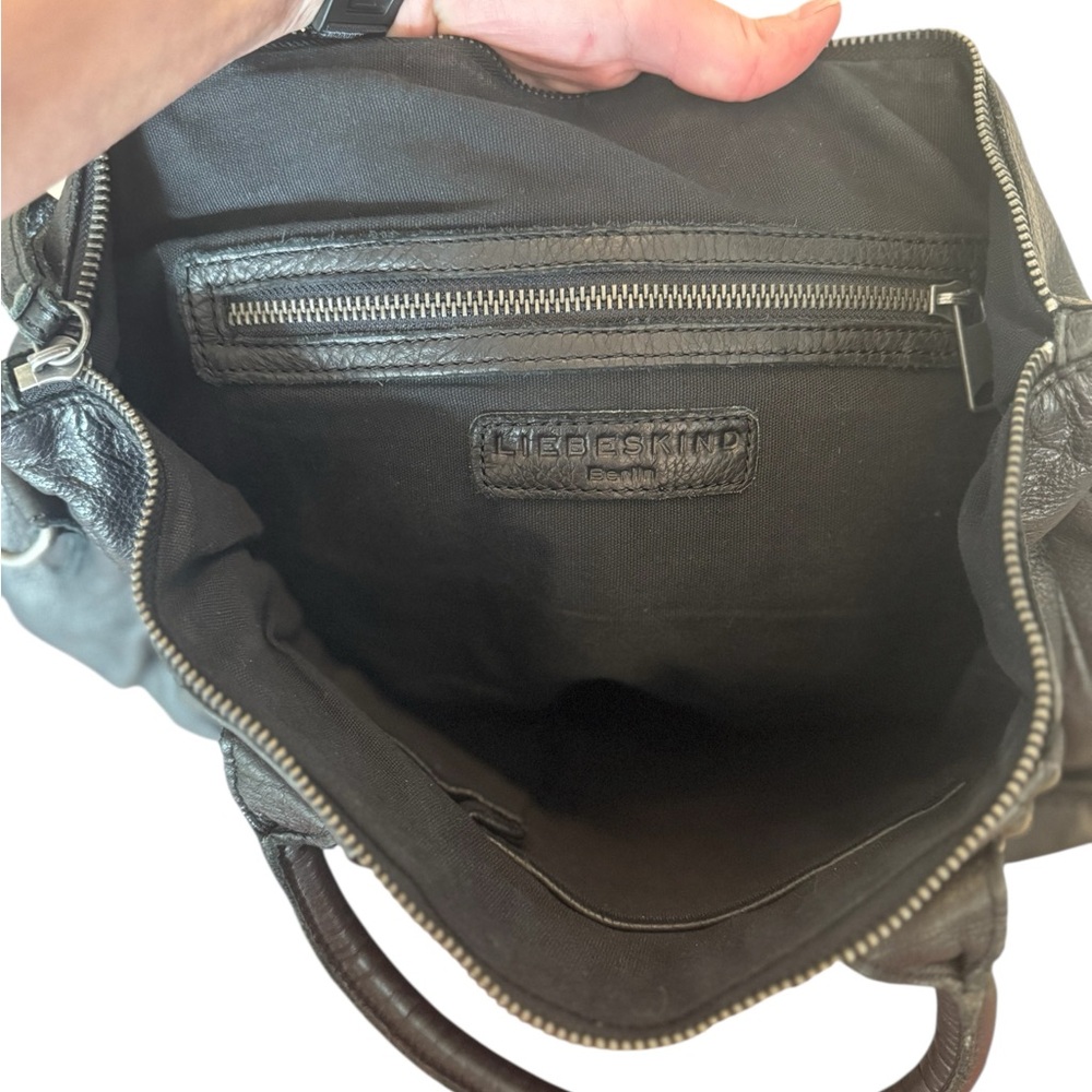 Vintage Helene Satchel in Black Leather - Picture 5 of 7